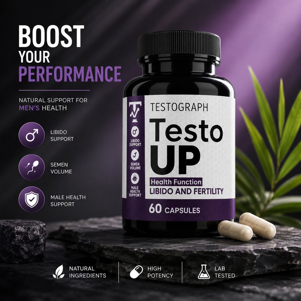 Testo Up – Boost your performance, натурална подкрепа за мъжкото здраве